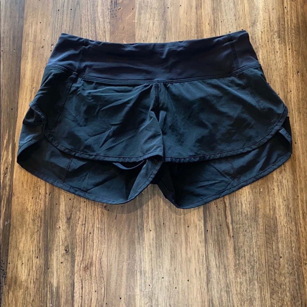 lululemon athletica Black Women's Running Shorts